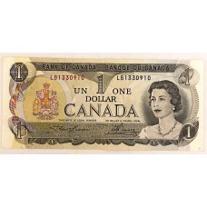 CANADA 1973 . ONE 1 DOLLAR BANKNOTE